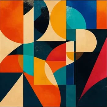 AI-generated geometric abstract pattern