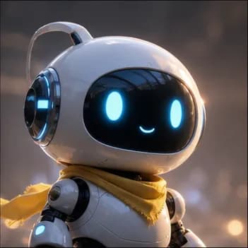 AI-generated robot mascot character design